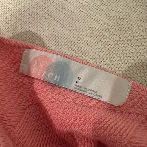 Free People Beach Pink Kristy Sweater Midi Dress (Size S) - Picture 5 of 6